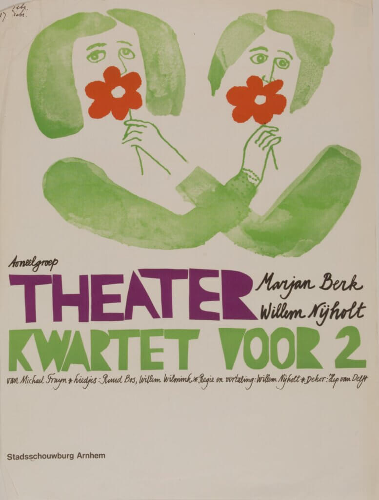 1972 Kwartet voor 2 - Toneelgroep Theater - ontwerp Marlous Bervoets - AhGldA_1507_3511
