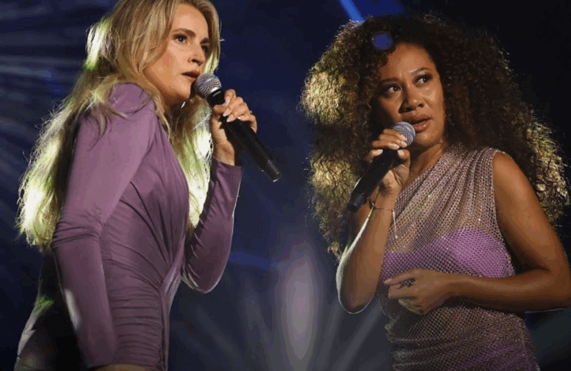 Desi van Doeveren en Gaia Aikman op de Musical Awards